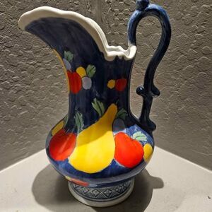 Colorful Italian Style Pottery 11.5"